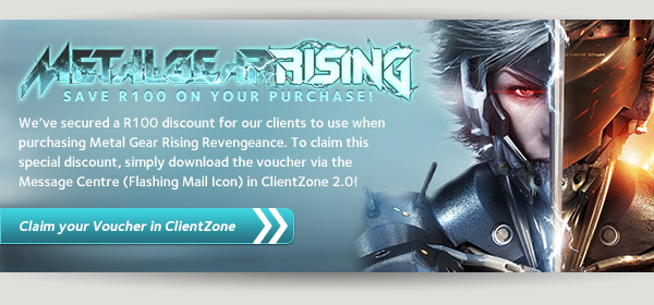 Save R100 on Metal Gear Rising Revengeance